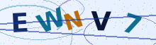 Security code: five letters and numbers