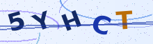 Security code: five letters and numbers